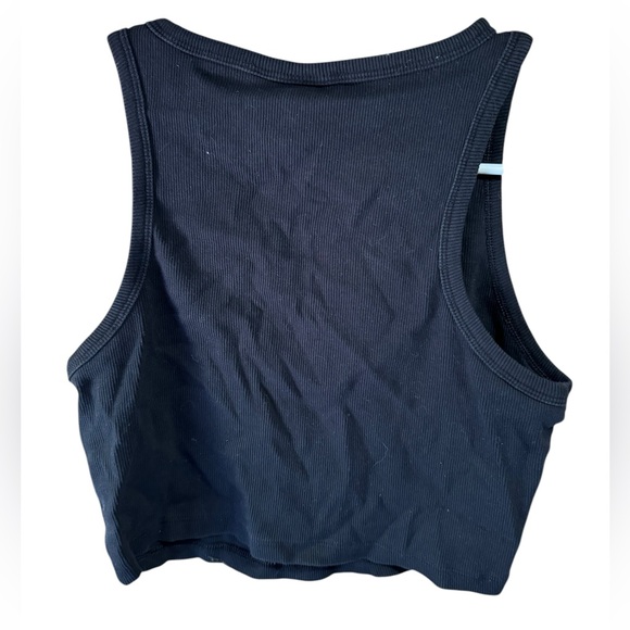🦩5/$30🦩 H&M Black Crop Tank - Picture 2 of 3